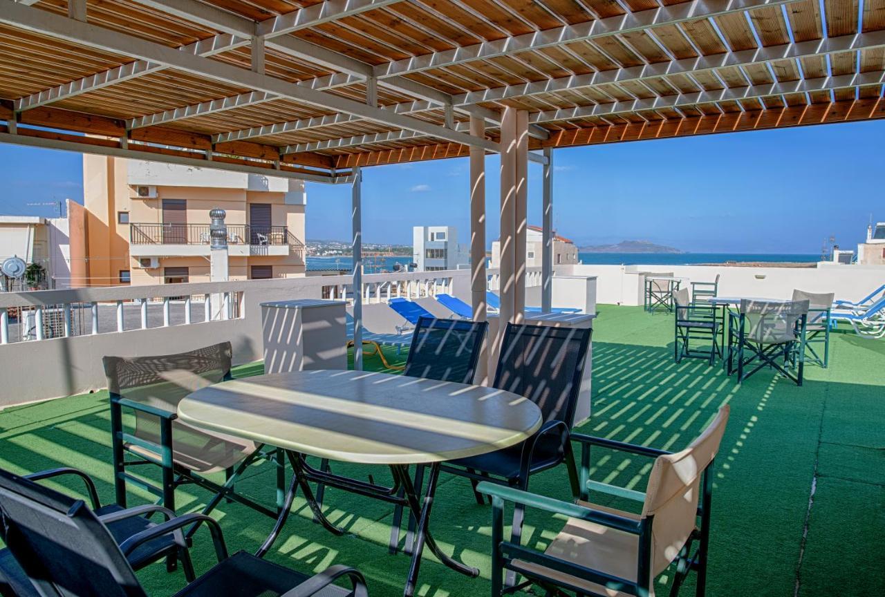 Stratis Apartments Chrissi Akti Chania Exterior foto